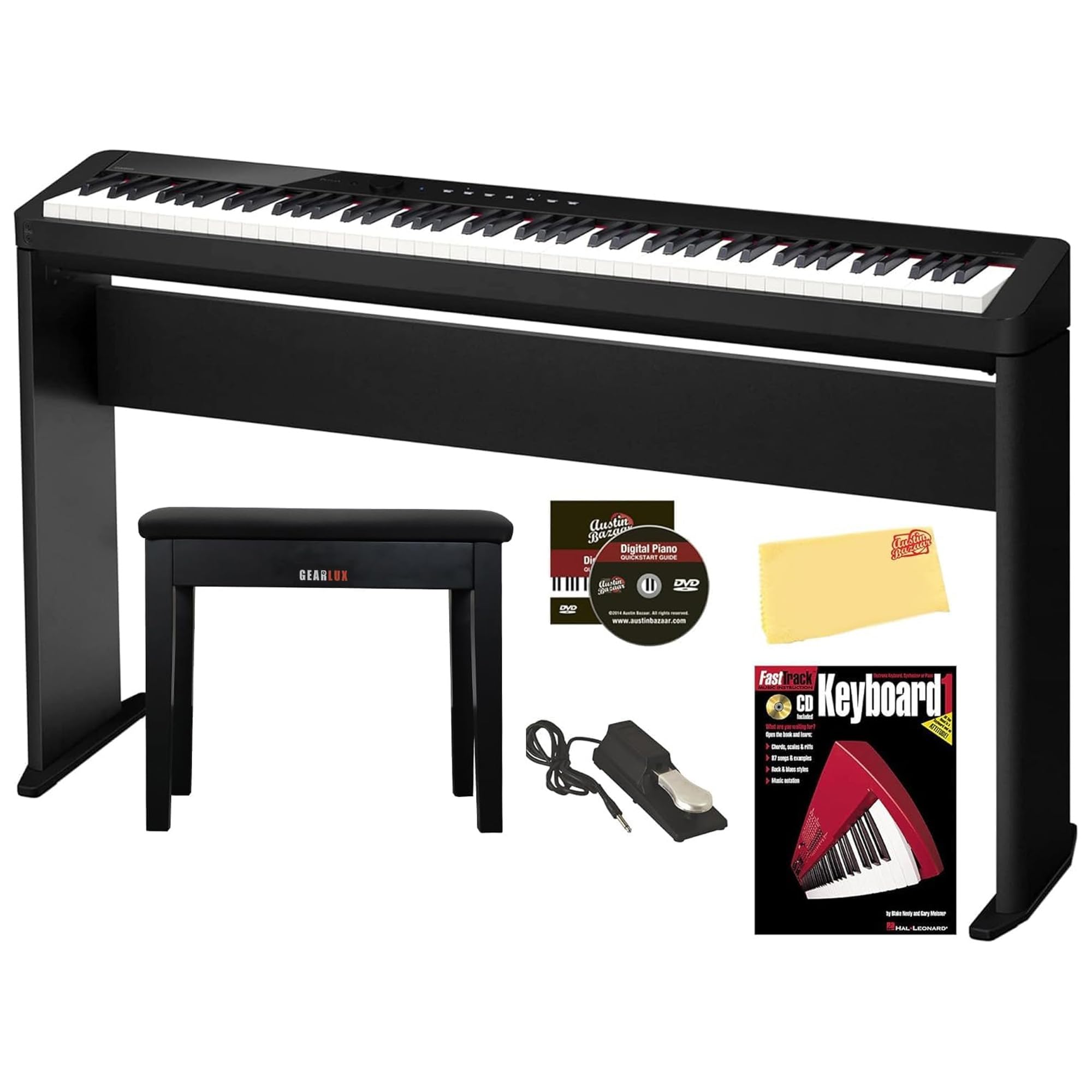 Amazon.com: Casio Privia PX-S1100 Digital Piano Bundle with CS-68